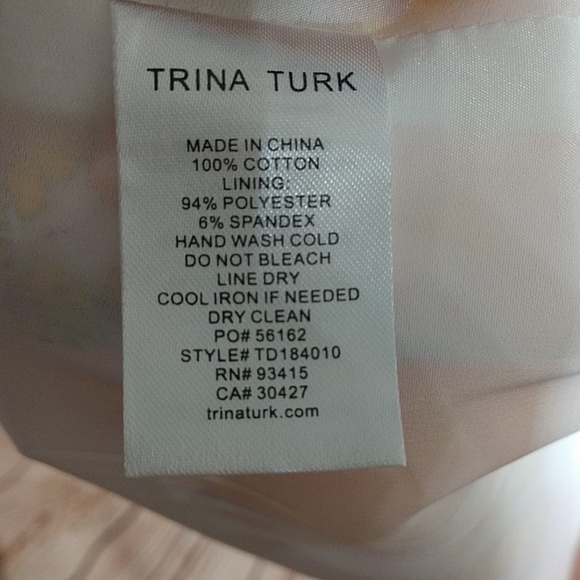 Trina Turk California Dress NWT - Picture 7 of 7